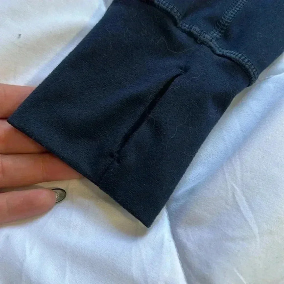 Fila Sport Womens Jacket Medium Navy Blue Red White Stripe Full Zip Active - Picture 3 of 6